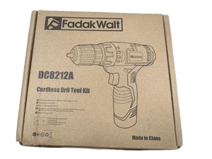 FadakWalt Pink Cordless Drill Set with 1.5Ah Battery & Charger