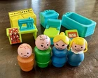 Vintage Little People Utility Set #725 Complete For Play House Blue Tub 70s