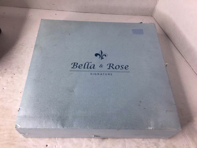 Bella & Rose Watch, Necklace & PierceEarring Set Flower Silver  NOS 18  Necklace