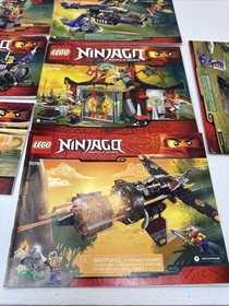 LEGO The Ninjago Masters of Spinjitzu 70745 Instruction Manuals - Lot of 10