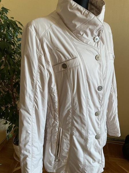 Women Gerry Weber Jacket Beige 40 / L / 48 #850E