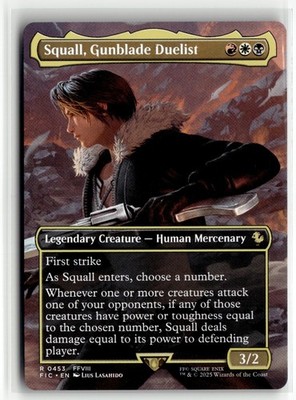 Squall Gunblade Duelist Final Fantasy Scene Promo MTG Magic Card - NM NON FOIL