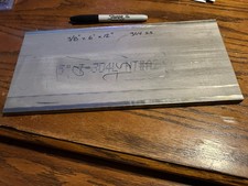 3/8" x 6" x 12" , 304 Stainless Steel Flat Bar