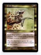 Acidic Sliver Stronghold U MTG LP