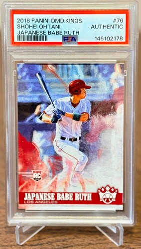 2018 Panini Diamond Kings Japanese Babe Ruth #76 Shohei Ohtani RC Rookie PSA