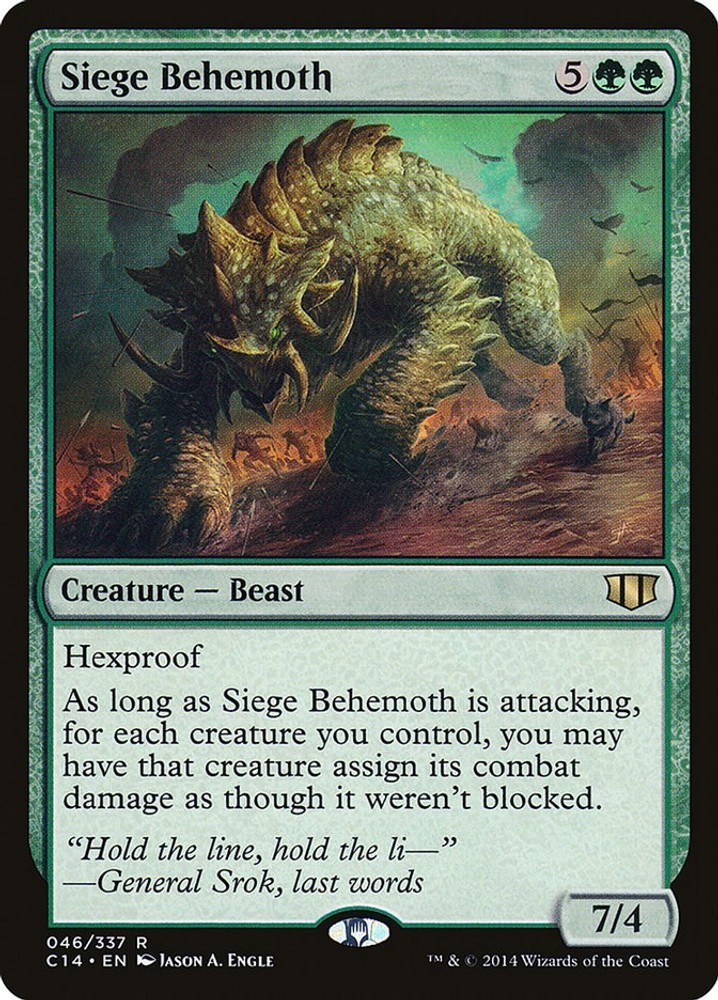 Siege Behemoth [C14 - 46 Moderately Played]