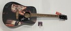 CODY JOHNSON SIGNED FULL SIZE  CUSTOM LEATHER ACOUSTIC GUITAR VERY RARE JSA COA — photo 1