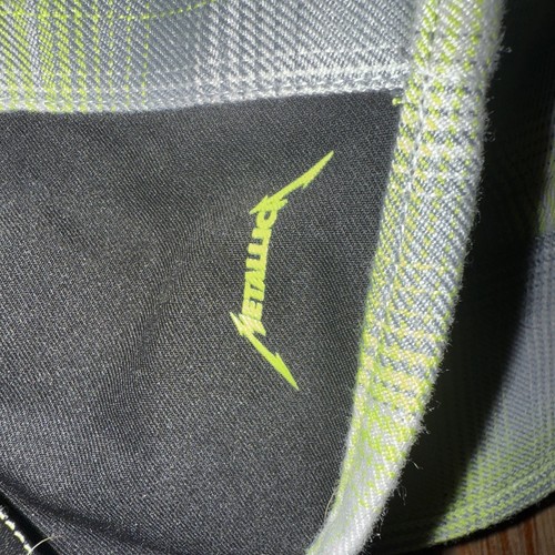 Dixxon Flannel Shirt Men's Large Metallica And Justice For All Limited Edition - Picture 7 of 8