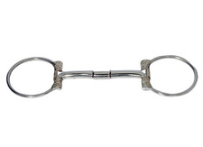 Westerngebiss Billy Allen Show Bit Edelstahl mit Silber D-Ring