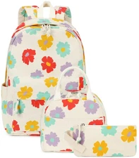 School Backpack Teens Girls Boys Kids School Book Bags with Lunch Box Pencil Bag