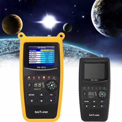 Satlink WS-6933 Camping Satfinder DVB-S + DVB-S2 8PSK SAT Messgerät Sat Finder