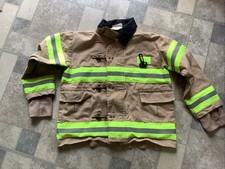 Kids Firefighter Costume Jacket Only Dress Up Pretend Play Size 3-4