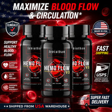 1-3PK Leviathan Nutrition Hemo Flow Nattokina...