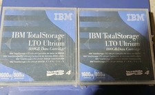 LOT OF 2 x IBM 95P4436 LTO Ultrium 4 Tape Cartridge 800GB/1600GB. L9