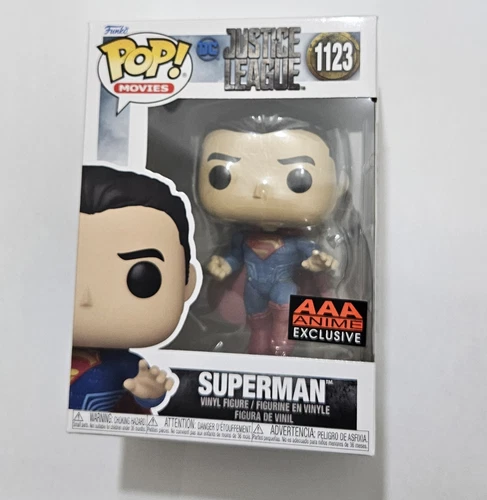 Funko Pop! Movies Justice League DC #1123 Superman AAA Anime Exclusive Figure