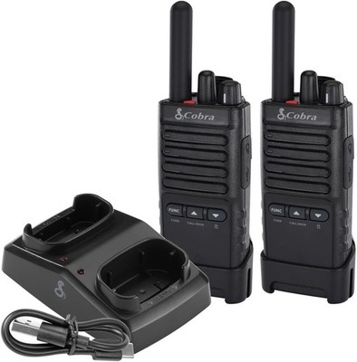Cobra PX650 2-Pack Professional Business 2 Way FRS Walkie Talkie Radios