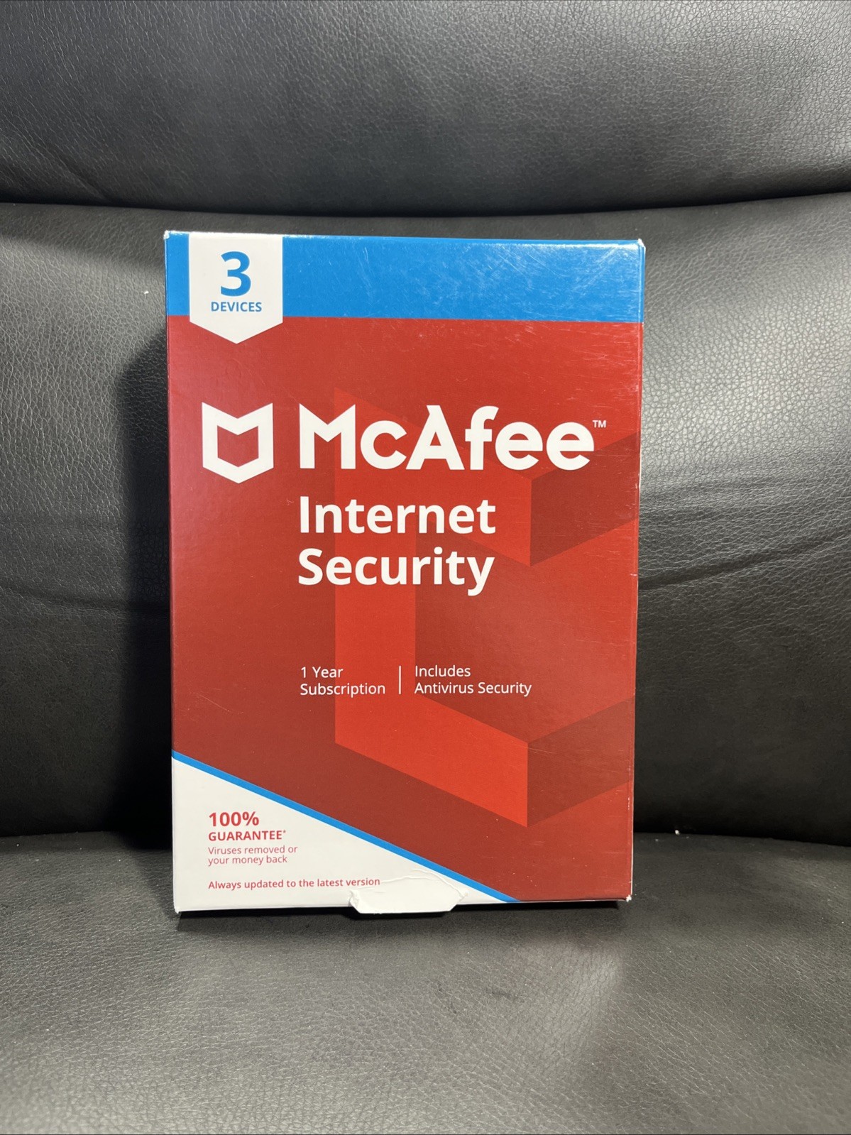 Factory-Sealed US Retail Box McAfee Internet Security 3 Devices