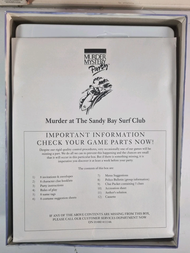 Murder Mystery Bepuzzled Games Bundle — Chinese Takeout & Sandy Bay Surf Club - Image 4 of 4