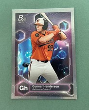 2022 Bowman Platinum Baseball Gunnar Henderson Precious Elements #PE-17 RC