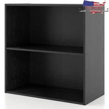 Stackable Cube Storage Shelves Modern Bookcase Organizer Home Office Living Room