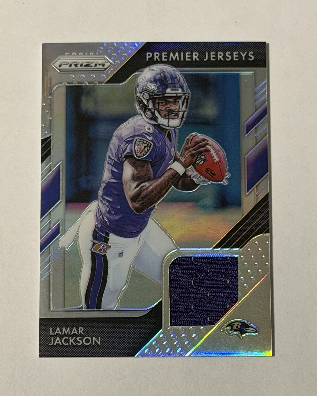 2018 Panini Prizm - Prizm Premier Jerseys Lamar Jackson #PP-12 (MEM, RC)