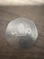 Scouts 100th Anniversary 50p Coin 2007 Be Prepared Fifty Pence Circulated