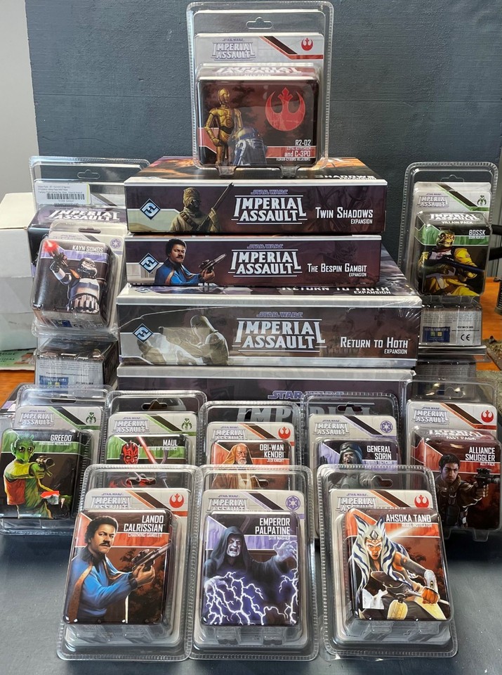 Star Wars Imperial Assault Ally Packs & Villan Packs, juego de dados, expansiones