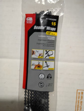 Gardner Bender 46-12BEAD, (15 ct) Beaded Cable Tie Wrap 12 inch 70 LB Reusable.