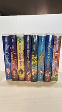 Walt Disney Black Diamond VHS Lot 8 Tapes
