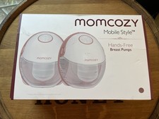 Momcozy Mobile Style Hands-Free Slim Breast Pump M6 - White - OPEN BOX CONDITION