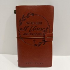 Inspirational Christian Journal For Women, Encouragement Gift 140 Page Notebook