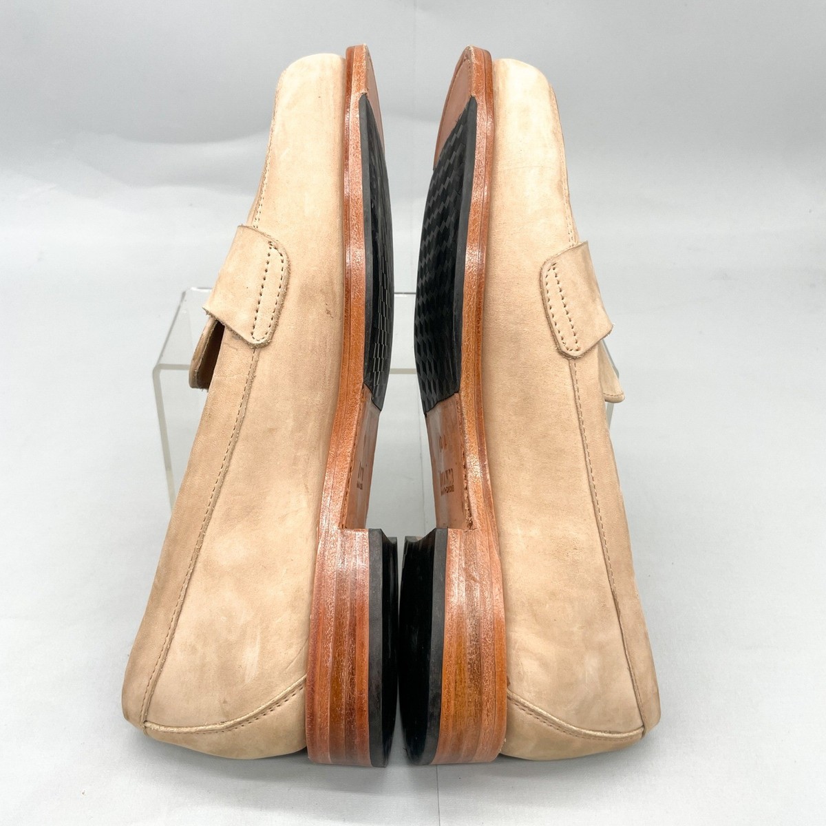 Adelante Mens 10 A Narrow The Luca Penny Loafer Sand Leather  display picture 1