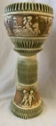 Antique Roseville Pottery Donatello 24in Jardiniere And Pedestal 575