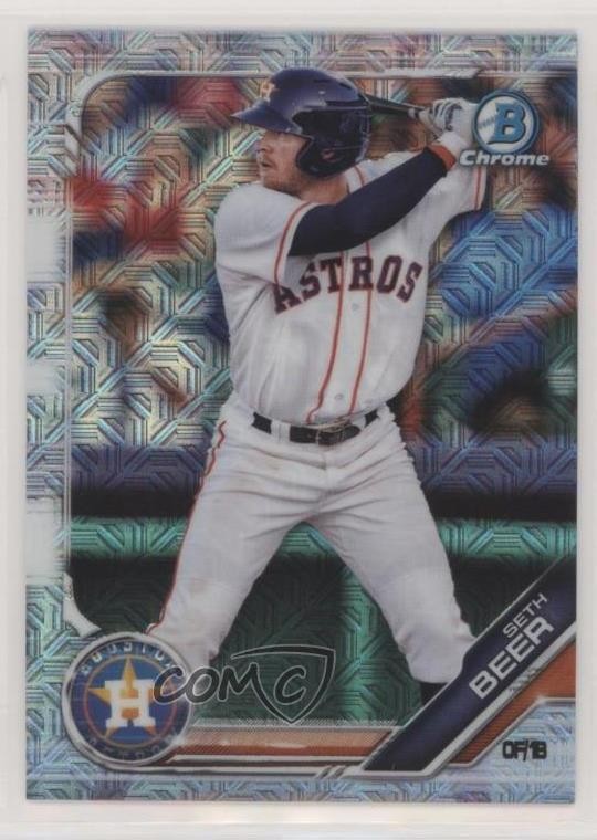 2019 Bowman Chrome Prospects Mega Box Mojo Refractor Seth Beer #BCP-14 6u5