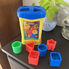 VTG 2002 Brilliant Basics First Blocks Fisher Price Shapes Sorter Colorful