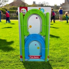 Play Day Plastic Horseshoe Game Set Outdoor Fun Ages 3 New