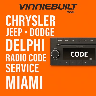 Chrysler Jeep Dodge Radio Code Service   Delphi