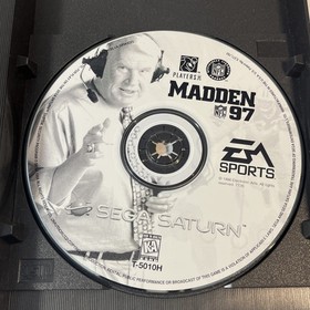 Madden NFL 97 (Sega Saturn, 1996) CIB Complete - Tested & Working