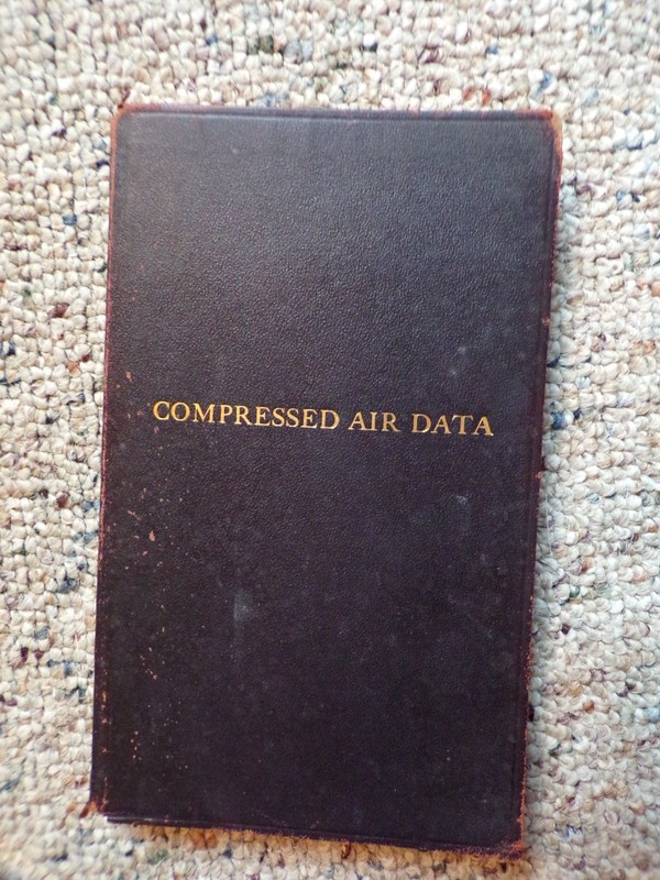 1924 Compressed Air Data Handbook Pneumatic Engineering Practice Saunders Illust