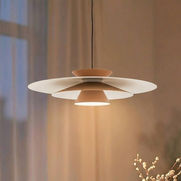 Lucande Led 'Livie' Dimmbar (Modern) In Creme (1 Flammig, ), Wohnzimmerleuchte-image