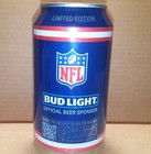 Bud Light NFL 12oz. beer can Budweiser Anheuser-Busch Company - 2025 - EMPTY — photo 1
