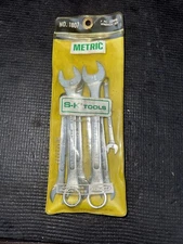 SK Dresser Tools S-K Metric Combination Wrench Set Nos 1807 USA 7-15mm