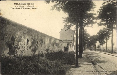 Ak Villemomble Seine Saint Denis, La Mur Crenele - 2649928