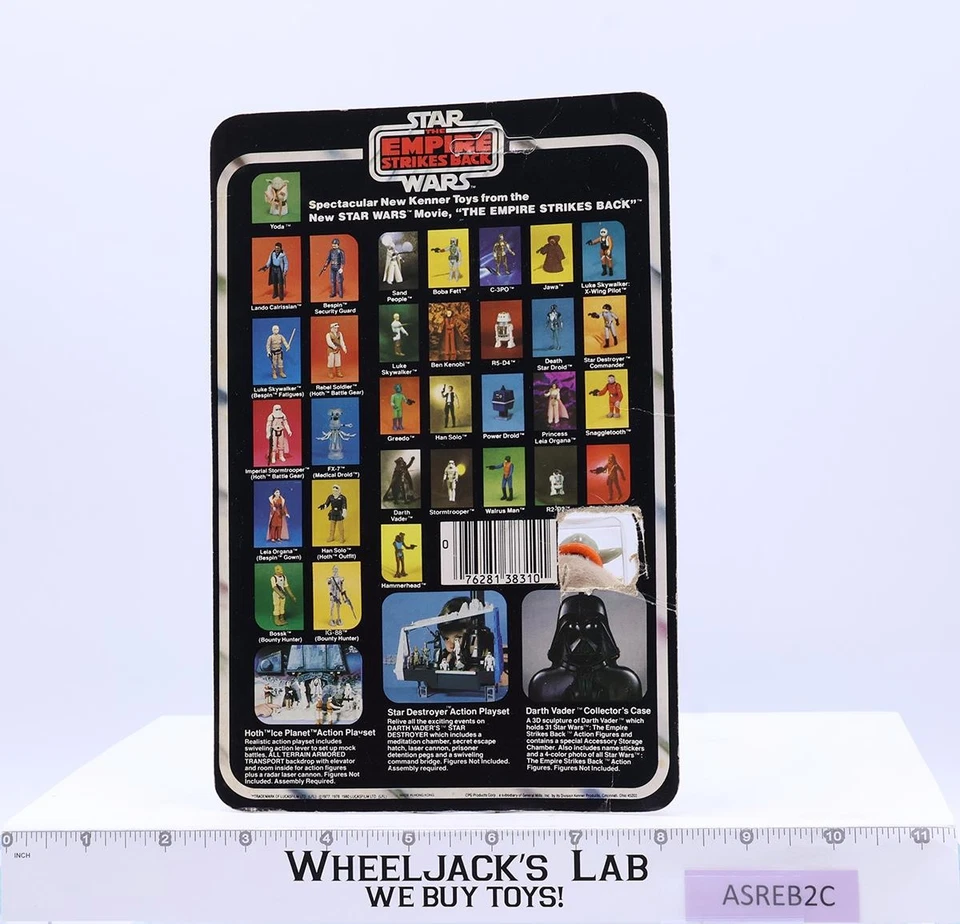 Yoda Orange Snake 32 Back-B Star Wars ESB 1980 Kenner Figure NEW MOSC SEALED - Image 2 of 4