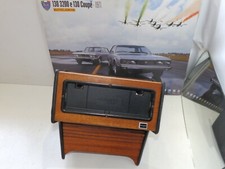  FIAT 132 1.6 - 2.0 - MOBILETTO AUTORADIO IN MOGANO COMPLETO DI PLANCIA 