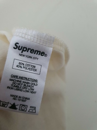 Maglietta FW17 Supreme Glitter Arc Calcio Top M Bianco Nuova Con Etichetta - Foto 10 di 10