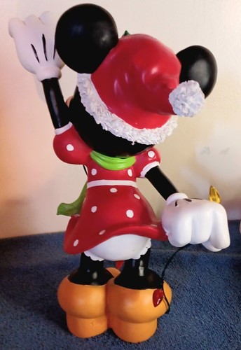 Enesco Disney Showcase Christmas Santa MICKEY & MINNIE Mouse LIGHTED Figurine - Picture 14 of 19