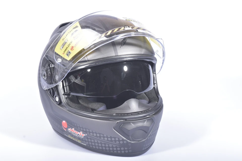 Scorpion Exo-1200 Air Alias Motorradhelm Gr. XS Integralhelm 53-54 Helm Schwarz - Bild 3 von 4