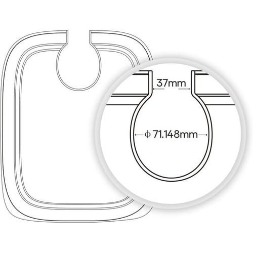 Contenedor Sous Vide de 12 Qt con Tapa de Silicona Funda Estante Compatible Cocinas Plástico - Imagen 5 de 8