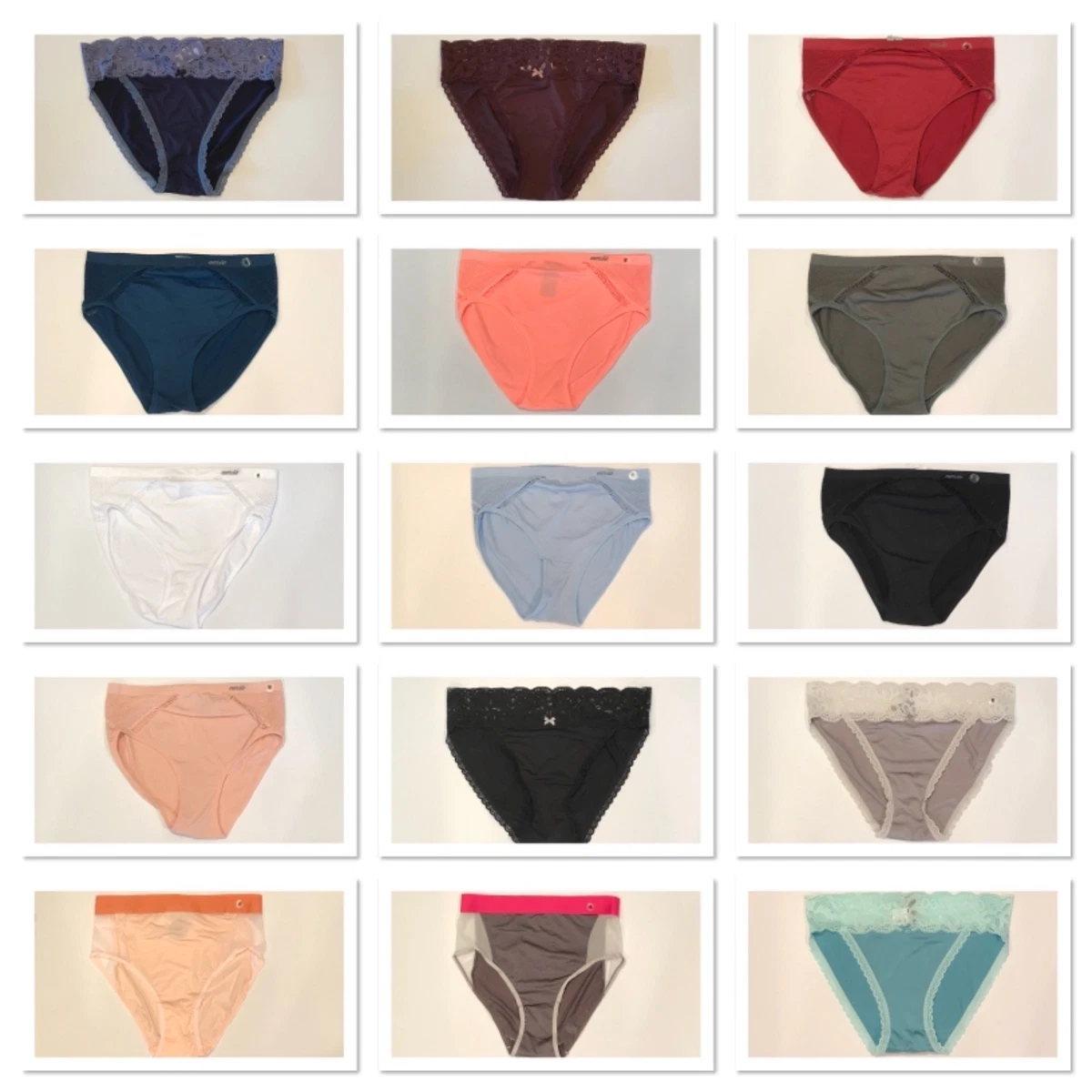 NWT AERIE Panties/Underwear Hi-Leg Sz M-L-XL Assorted Styles Colors